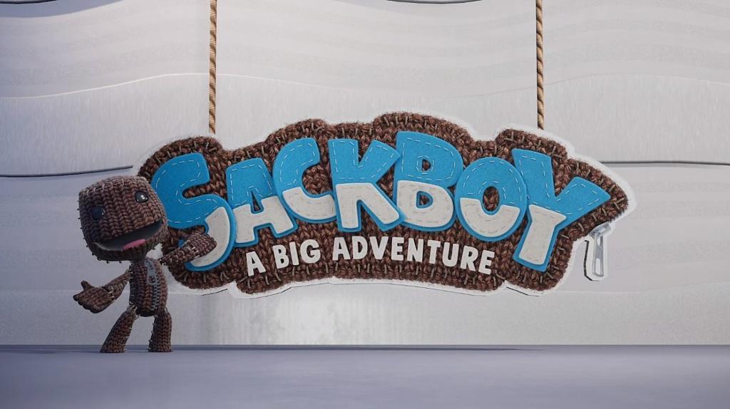 Animación del personaje jugable en el videojuego Sackboy: A Big Adventure